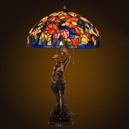 50 cm Tiffany lasimaalaus...