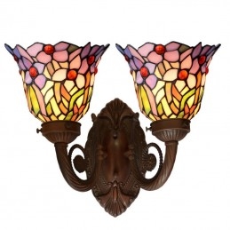 2 Light Tiffany lasimaalaus...