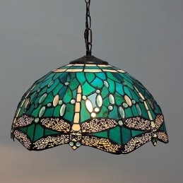 16 tuuman Tiffany-tyylinen...